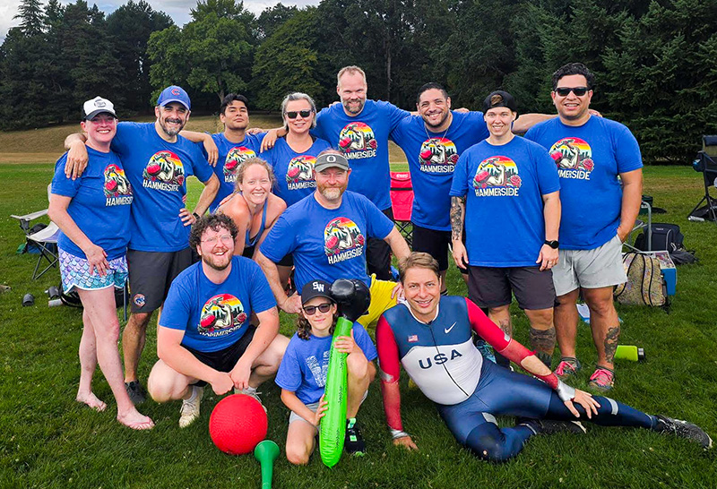 Brad's kickball team